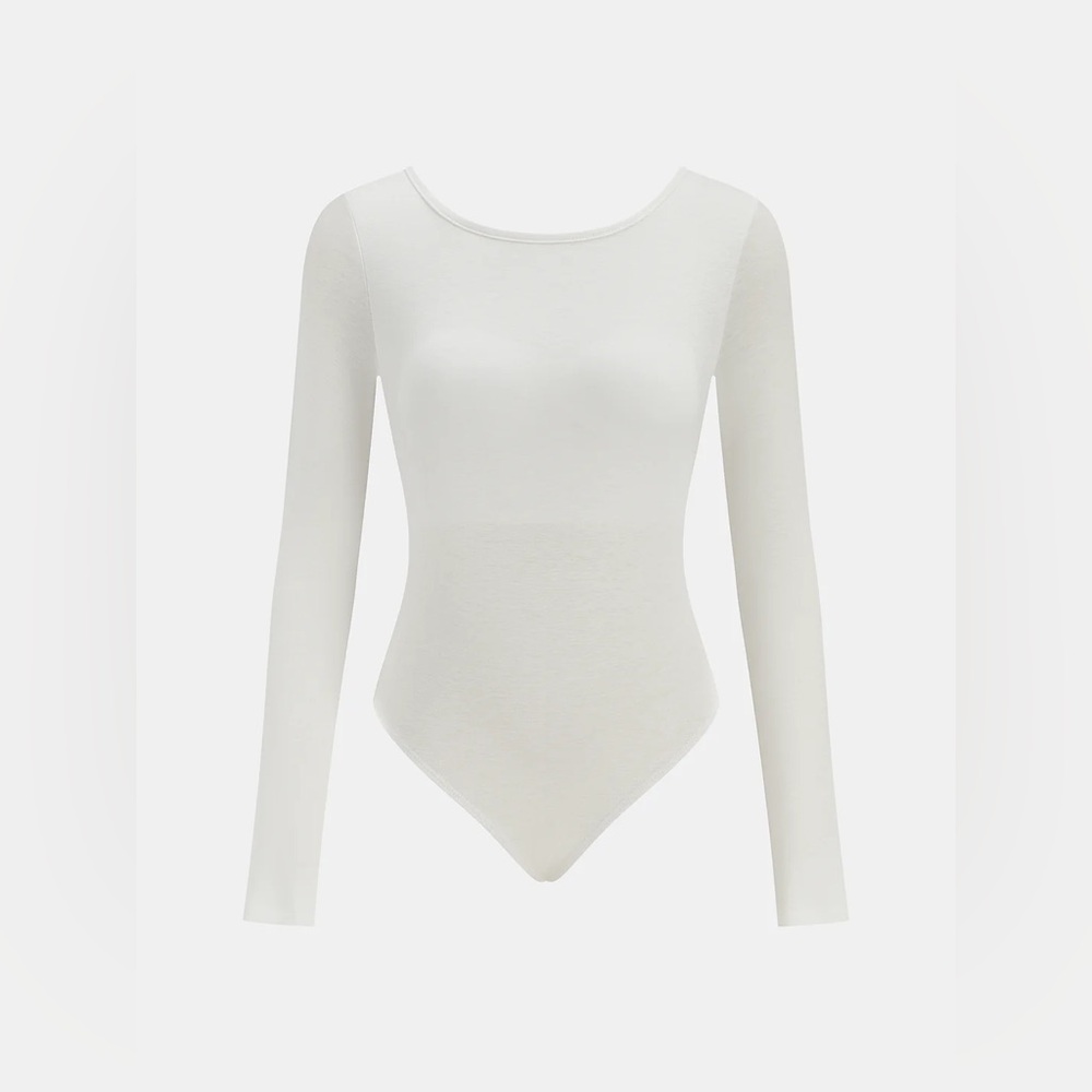 Commense Bra-Free Long Sleeve Backless Bodysuit
Size L